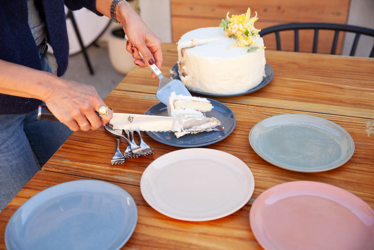 DESSERT PLATE IN SAGE