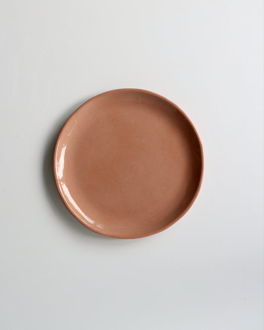 DESSERT PLATE IN RHUBARB