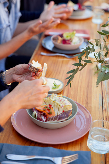 DINNER PLATE IN RHUBARB