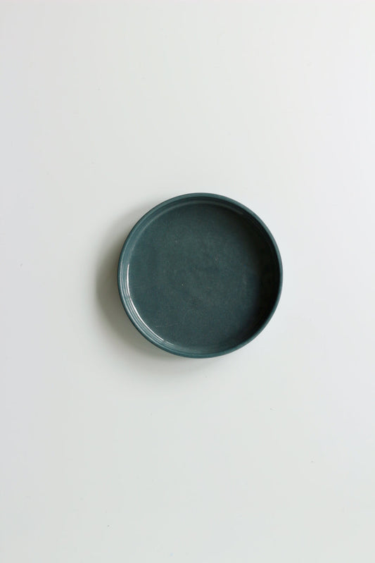 ROUND MINI TRAY IN DENIM