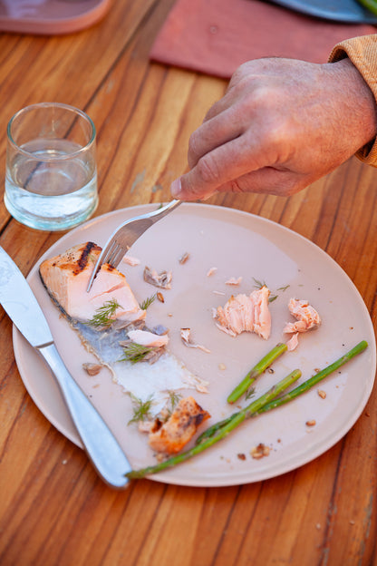 DINNER PLATE IN PEACH