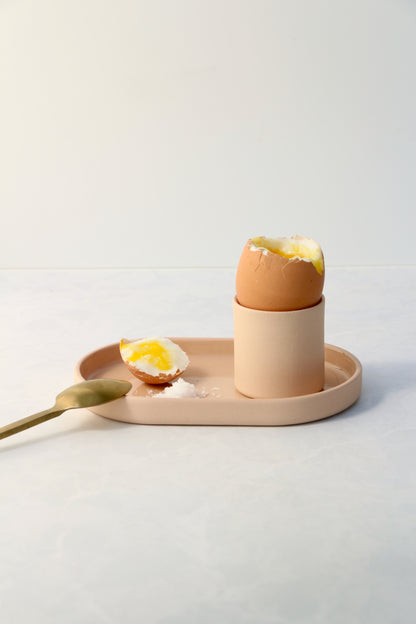 EGG CUP IN PEACH