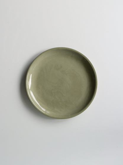 DESSERT PLATE IN SAGE